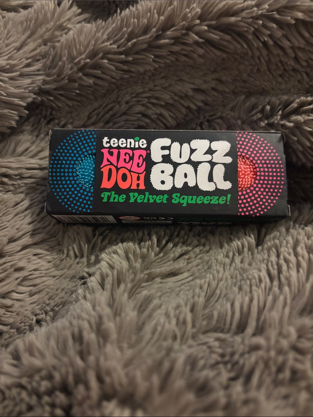 Teenie NeeDoh Fuzz Ball - The Velvet Squeeze!